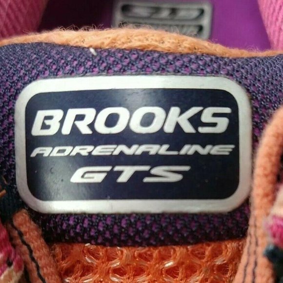 Brooks Women's Adrenaline GTS 15 Blue Purple Shoes - Picture 10 of 12